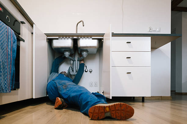 Professional Drain Cleaning technician working in Buskirk, NY